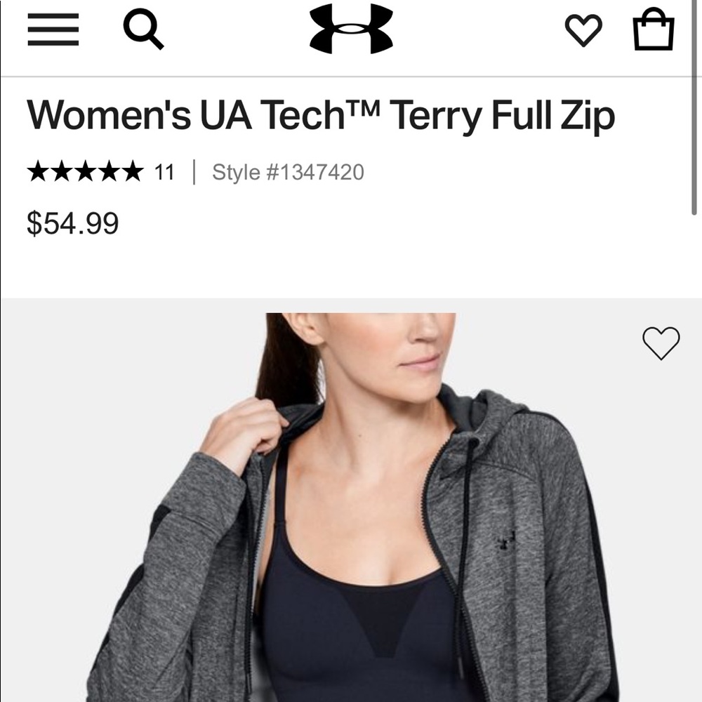 NWT Under armour hood sweater